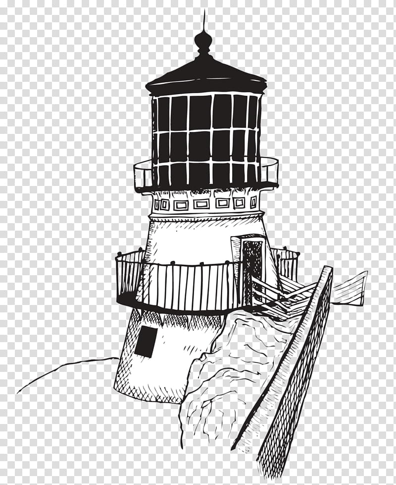 Book Drawing, Lighthouse, Line Art, Tower, Cartoon, Coloring Book, Beacon, Architecture transparent background PNG clipart