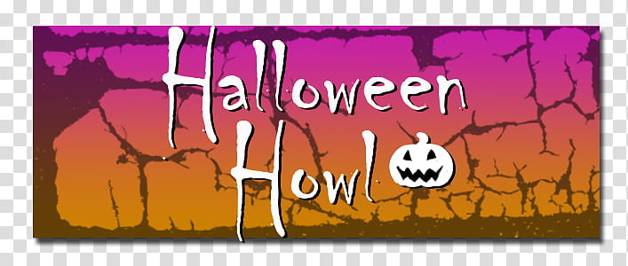 Halloween Howl Page Tag transparent background PNG clipart