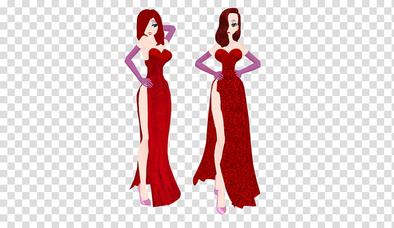 .:MMD TDA Jessica Rabbit +DL:. transparent background PNG clipart