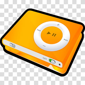 iPod Shuffle, iPod Shuffle Orange icon transparent background PNG clipart