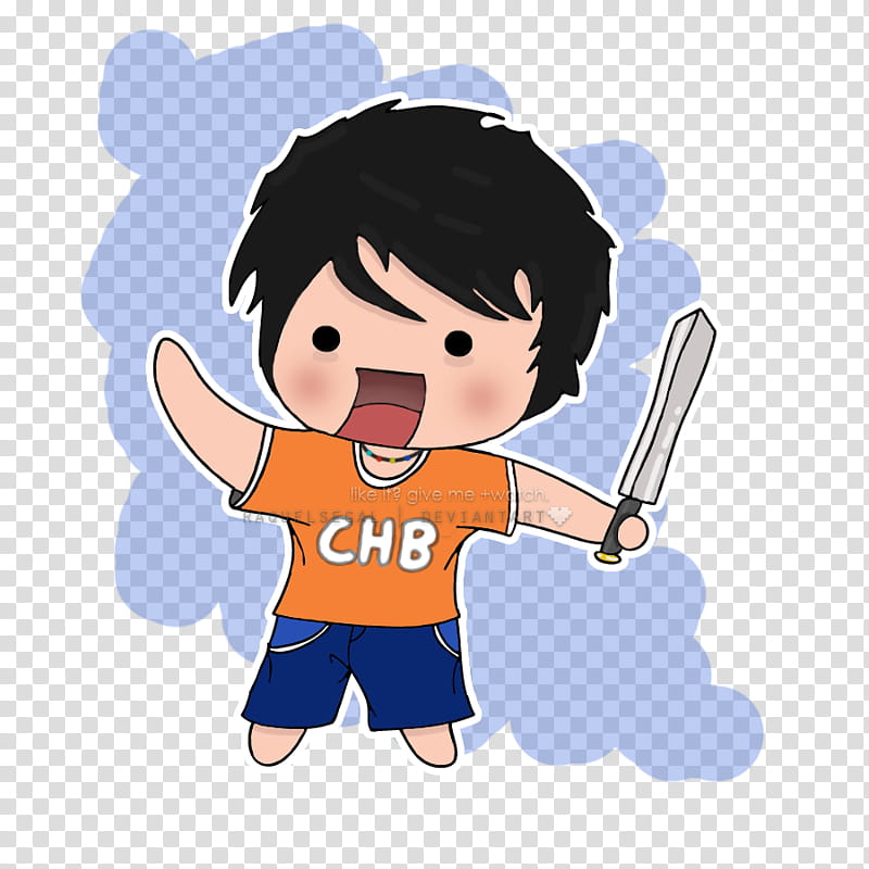 Percy Jackson Chibi  transparent background PNG clipart