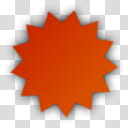 Gill Sans Text Dock Icons, BadgeRed, orange and black illustration transparent background PNG clipart