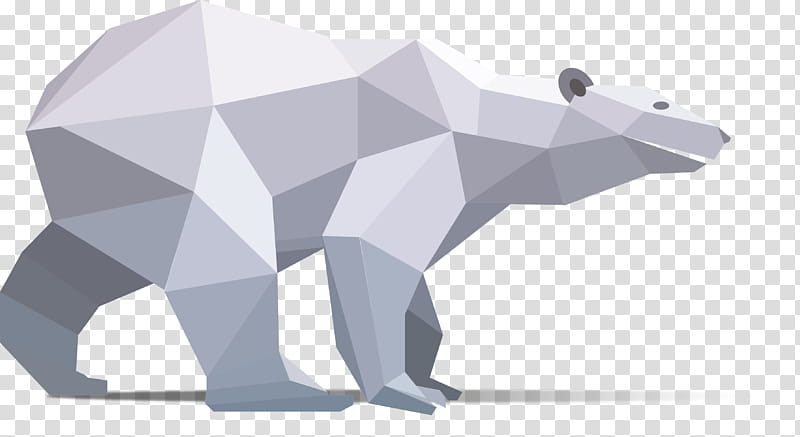 Polar Bear, Baby Polar Bear, Drawing, Shape, Animal, Mural, Grizzly Bear, Origami transparent background PNG clipart