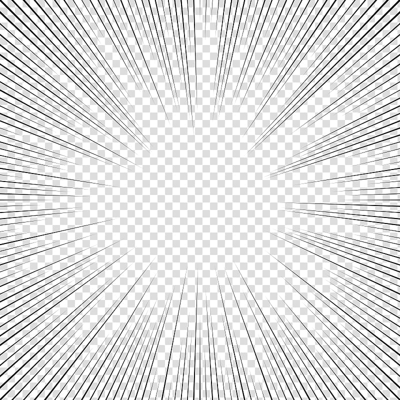 screentones action lines , black lines with sun rays drawing transparent background PNG clipart