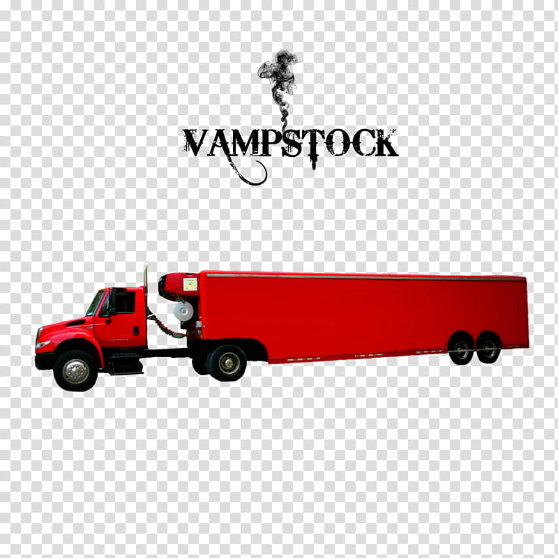 Truck Vamp, red Vamp truck illustration transparent background PNG clipart