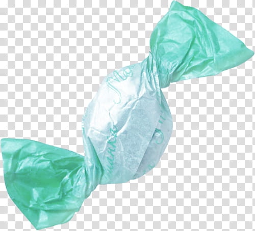 teal and white candy wrapper transparent background PNG clipart