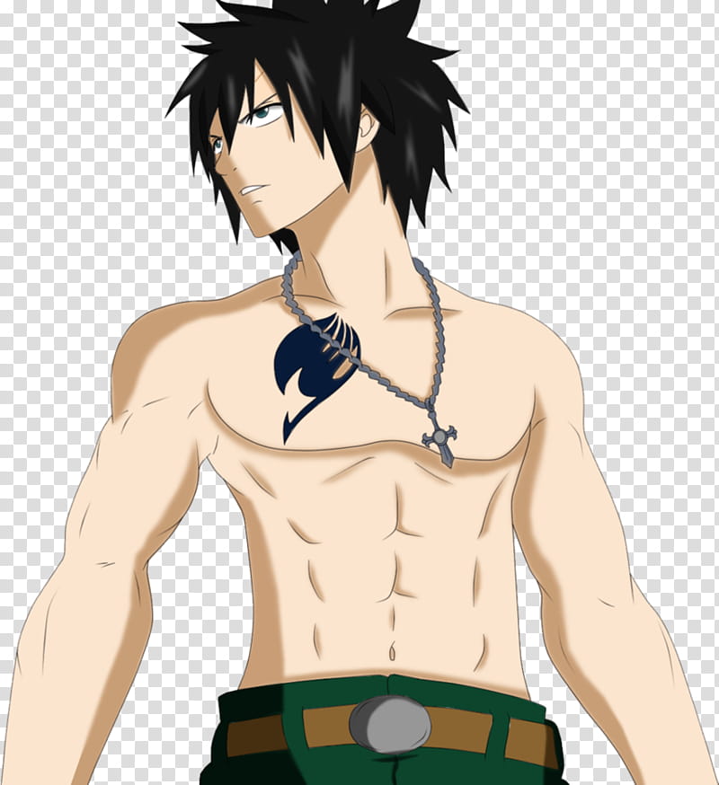 Gray Fullbuster: Ice Mage, Grey Fairy Tail anime character transparent background PNG clipart