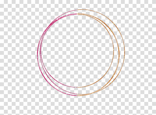 Circle, three red and gold-colored hoops transparent background PNG clipart