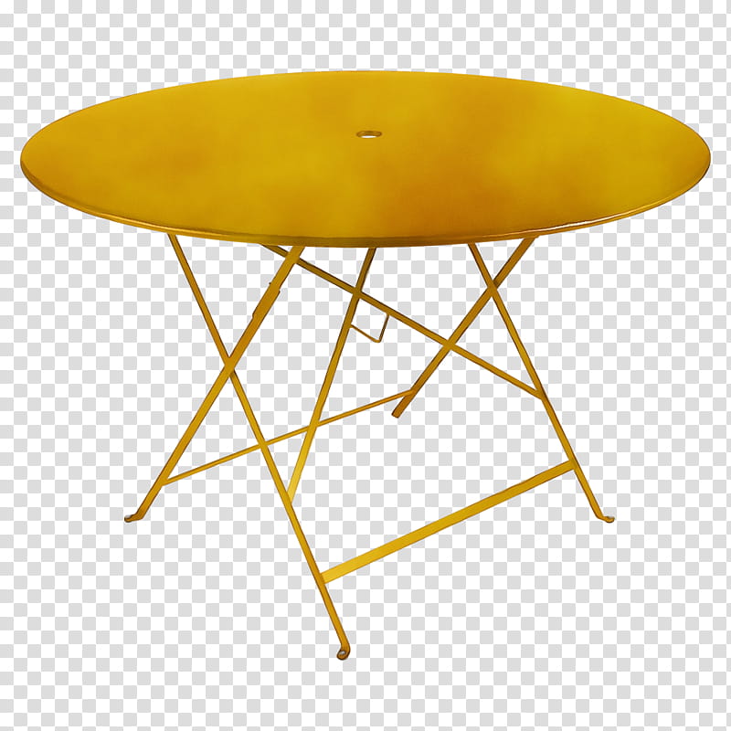Coffee table, Watercolor, Paint, Wet Ink, Furniture, Yellow, Outdoor Table, Outdoor Furniture transparent background PNG clipart