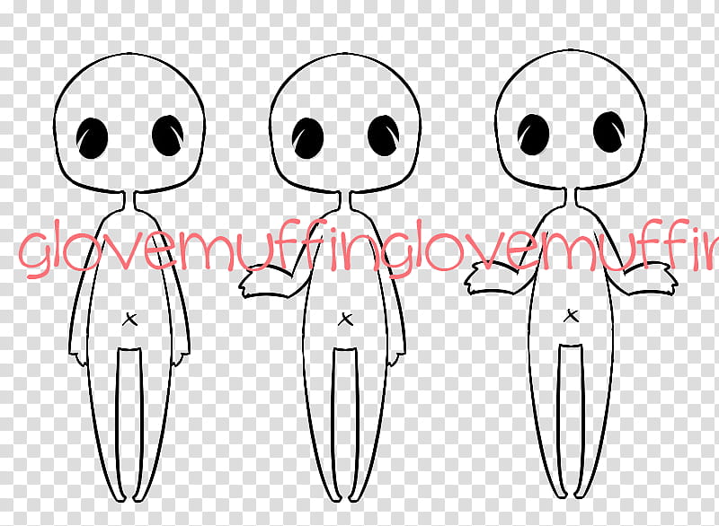 Free download, Pt PU base chibi, white human character transparent  background PNG clipart