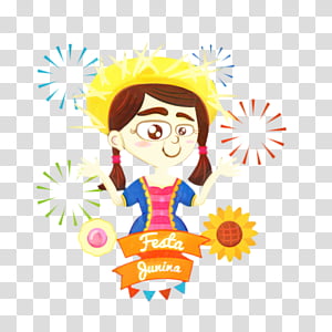 Party Invitation, Brazil, Festa Junina, Midsummer, Dance, Woman, Festival,  Cartoon transparent background PNG clipart thumbnail