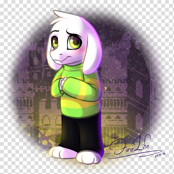 Asriel transparent background PNG clipart