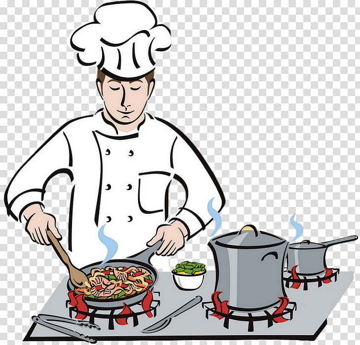 101 Men Cooking In Kitchen Clip Art High Res Illustrations - Getty Images