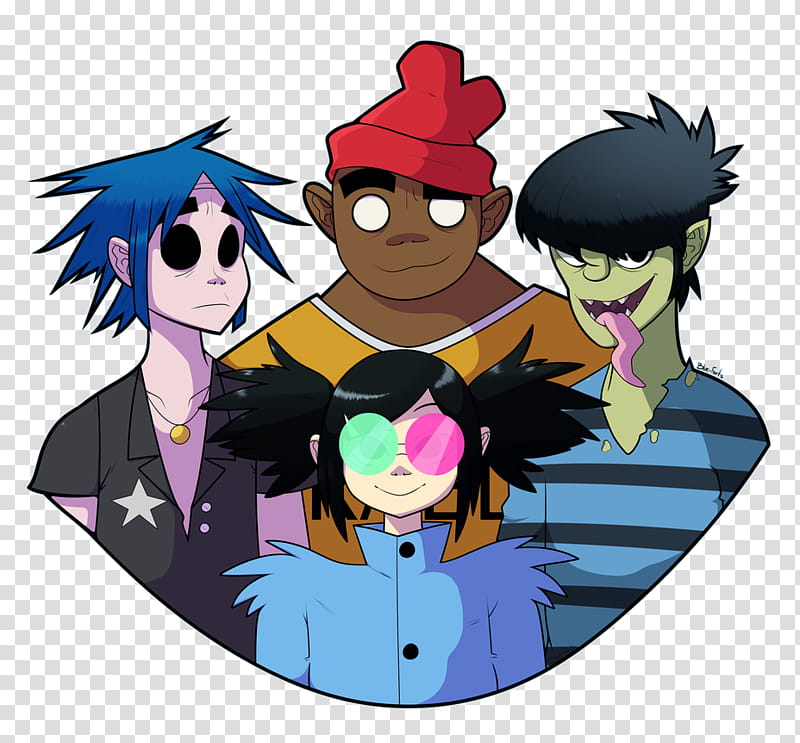 Gorillaz transparent background PNG clipart