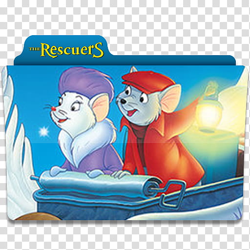 Disney Movies Icon Folder Pack, The Rescuers transparent background PNG clipart