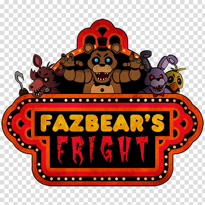 Five Nights at Freddy Fazbear Fright Logo transparent background PNG clipart