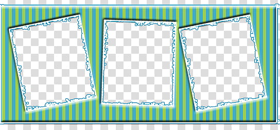 Frames , blue and green striped frame transparent background PNG clipart