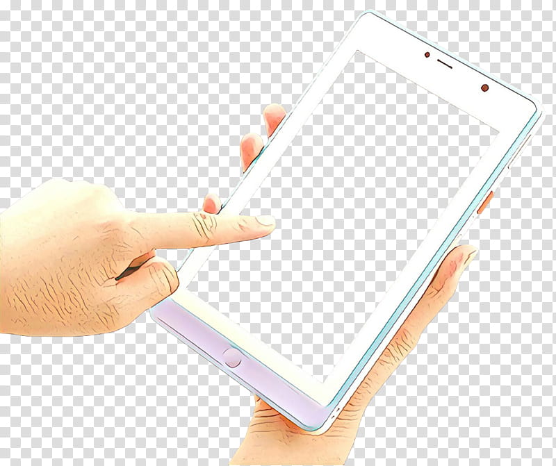 gadget ipad communication device electronic device technology, Cartoon, Hand, Smartphone, Mobile Phone, Portable Communications Device transparent background PNG clipart