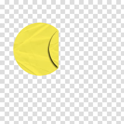Paper Circles, round yellow illustration transparent background PNG clipart