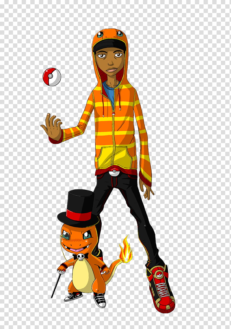 Trainer Lester wants to battle transparent background PNG clipart