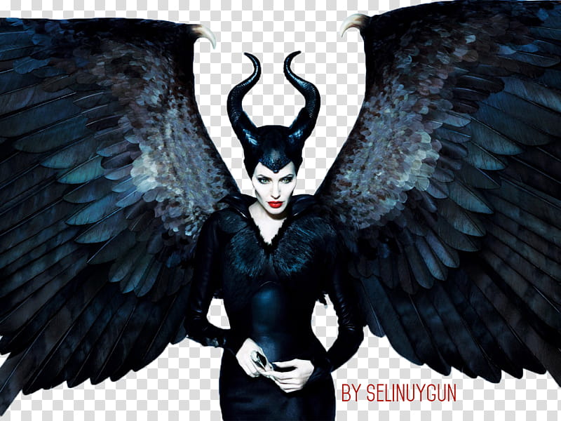 Maleficent ,  transparent background PNG clipart