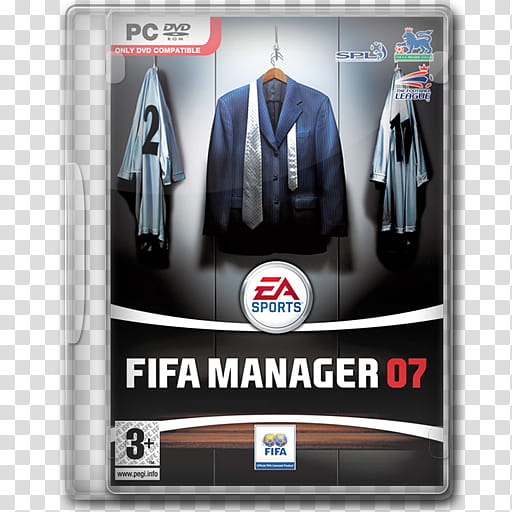 Game Icons , FIFA-Manager-, EA Sports FIFA Manager  PC DVD case transparent background PNG clipart