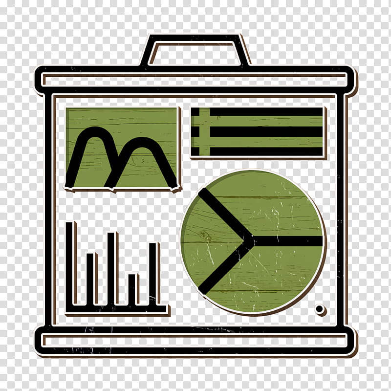 Business Essential icon Presentation icon Projection screen icon, Green transparent background PNG clipart