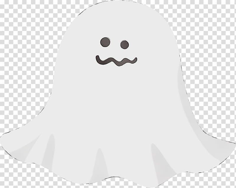 Ghost, Watercolor, Paint, Wet Ink, White, Head, Nose, Tree transparent background PNG clipart