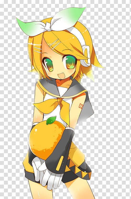 Chibis, Vocaloid Kagamine Rin transparent background PNG clipart