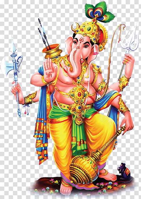 Hindu God Ganesh, Ganesha, Ganesh Chaturthi, Krishna, Vishnu Purana, Shiva, Lakshmi, Rama transparent background PNG clipart