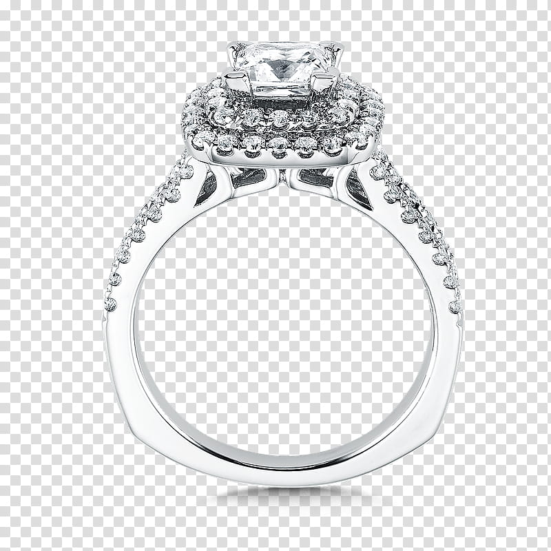 Wedding Ring Silver, Sylvie Collection, Engagement Ring, Diamond, Carat, Princess Cut, Gold, Jewellery transparent background PNG clipart