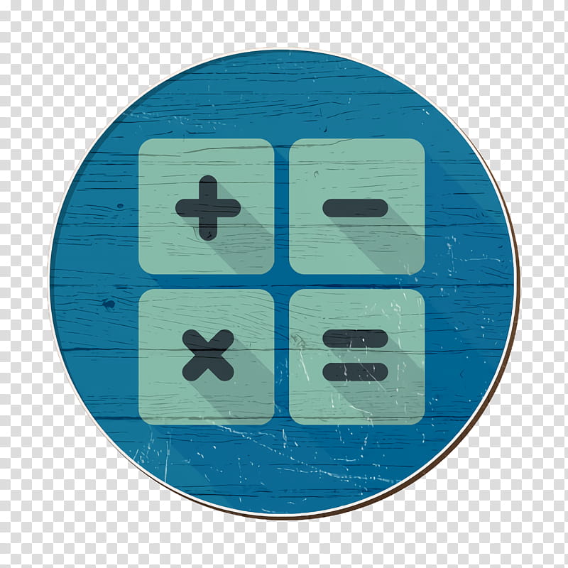 business icon calculation icon calculator icon, Finance Icon, Aqua, Turquoise, Circle, Technology, Electric Blue, Square transparent background PNG clipart
