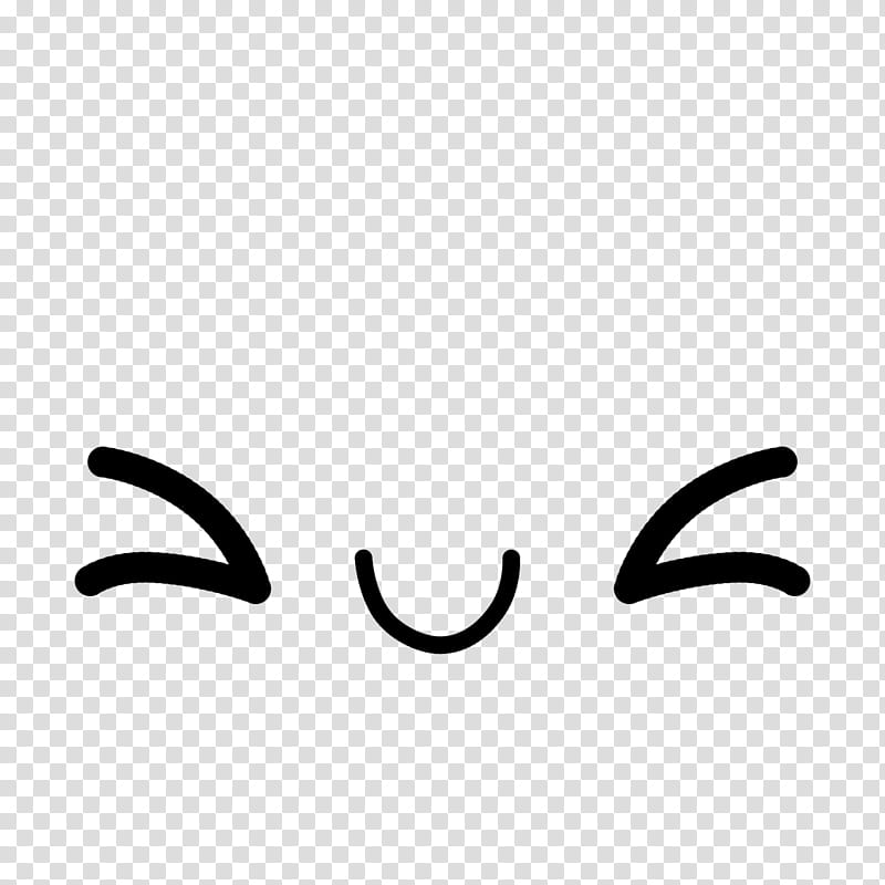 Kawaii Faces Brushes, smiley emoji illustration transparent background PNG clipart