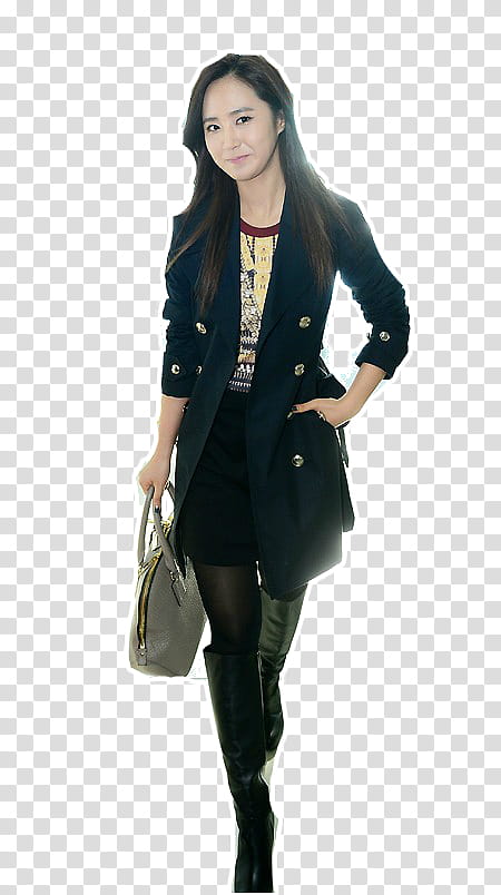 Yuri in Airport for Burberry Events  transparent background PNG clipart