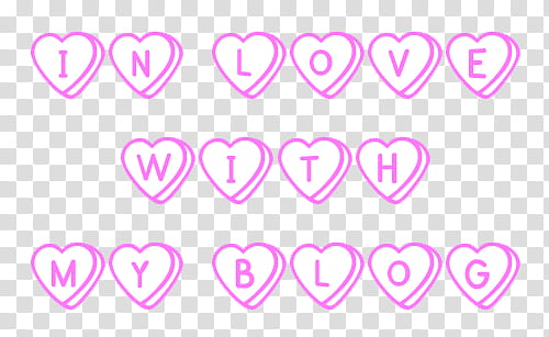 Full, in love with my blog text with white heart shape background transparent background PNG clipart