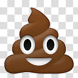 smiling poop icon transparent background PNG clipart
