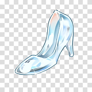 clear glass slippers