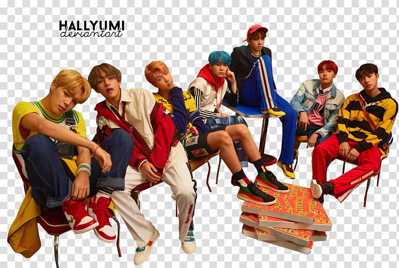 BTS HER E version, assorted color clothes lot screenshot transparent background PNG clipart