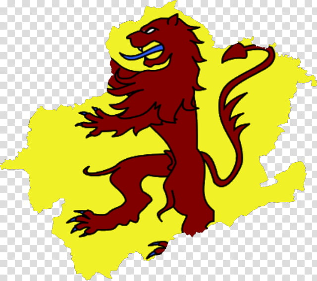 Lion, Powys, Kingdom Of Powys, Coat Of Arms, Powys Fadog, Welsh Heraldry, Wales, Yellow transparent background PNG clipart