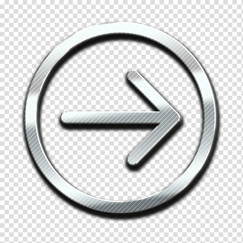 arrow icon arrow circle icon arrow right icon, Right Icon Icon, Line, Symbol, Metal, Logo, Button transparent background PNG clipart