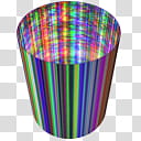 Plasma Gradient Tumbler Icons, plErmwtpa_x, cylindrical multicolored transparent background PNG clipart
