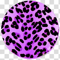 Leopard Circles, black and purple bacteria illustration transparent background PNG clipart