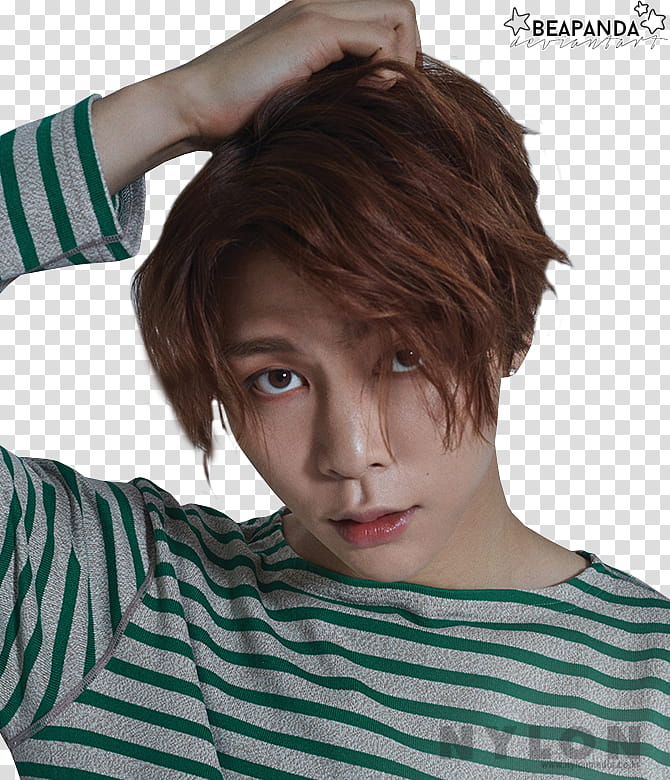 NCT , man holding his hair transparent background PNG clipart