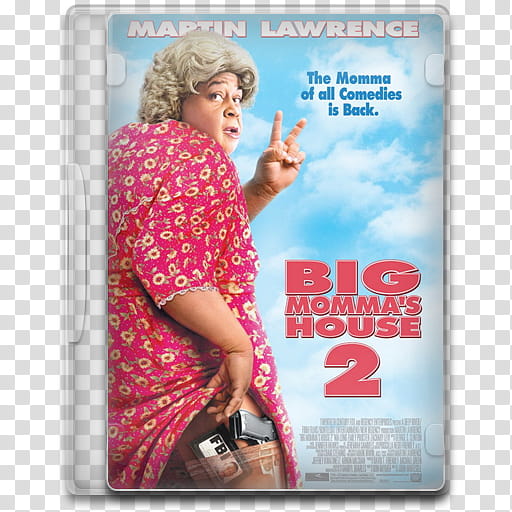 Movie Icon , Big Momma's House , Big Momma's House  DVD case transparent background PNG clipart