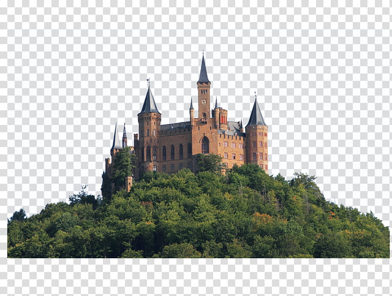 Masked castle from harry poter movie, brown concrete castle during daytime transparent background PNG clipart