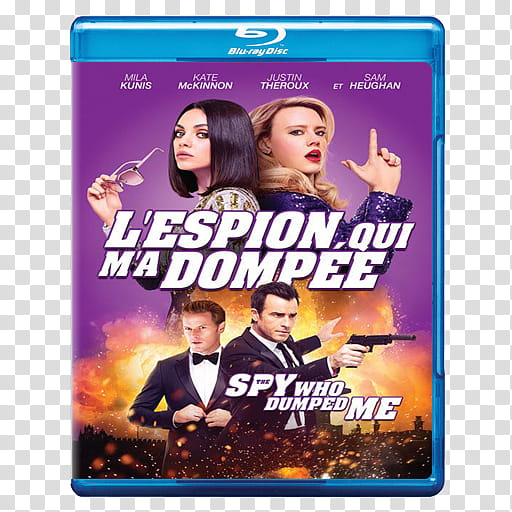 The SPY Who DUMPED Me  DVD Cover , The SPY Who DUMPED Me () Blu-ray Case transparent background PNG clipart