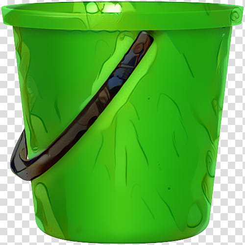 Flowerpot Green, Plastic, Bucket, Drinkware, Cup, Waste Container transparent background PNG clipart