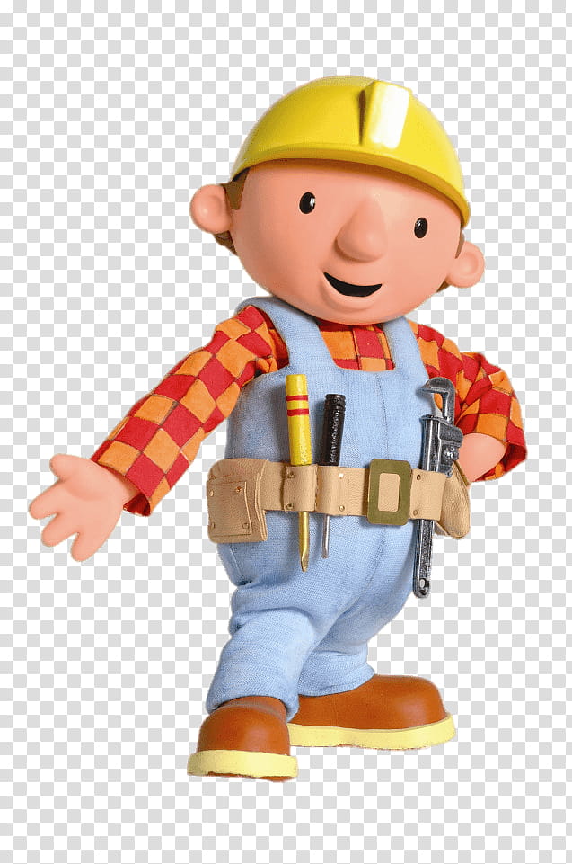 Firefighter, Bob The Builder, Dizzy, Roley, Can We Fix It, Handy Manny, Construction Worker, Toy transparent background PNG clipart