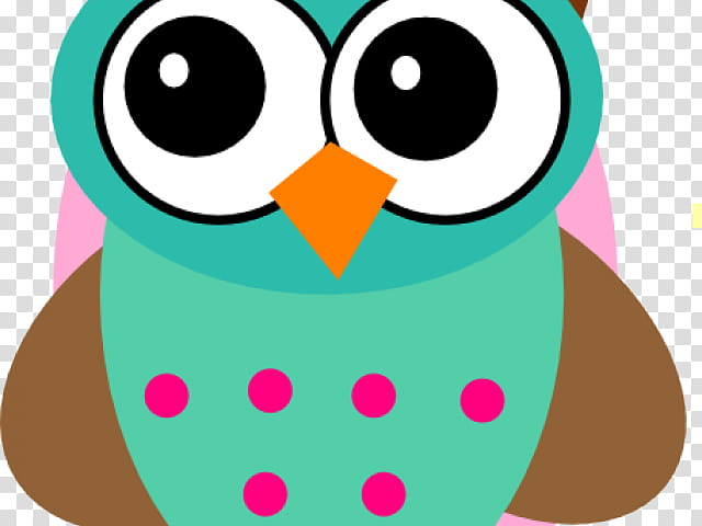 Owl, Drawing, Cartoon, Green, Bird, Pink, Bird Of Prey, Flightless Bird transparent background PNG clipart