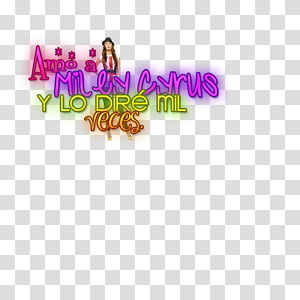 Texto Miley Cyrus transparent background PNG clipart thumbnail